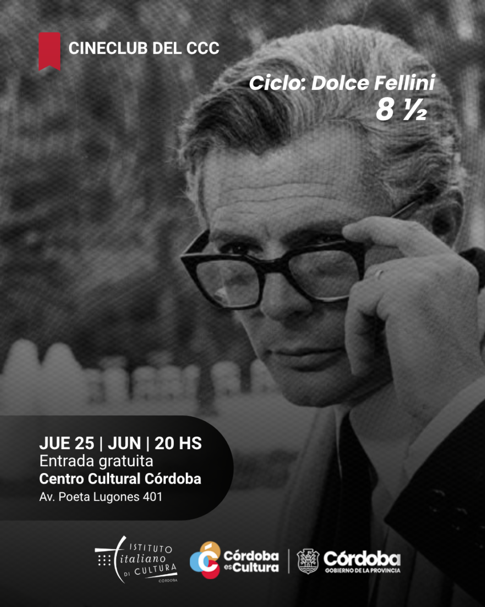El Cineclub del CCC presenta el clásico «8 ½» de Federico Fellini