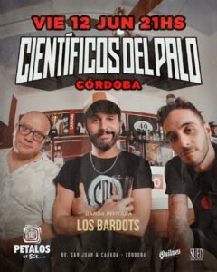 Rock nacional en Córdoba: Científicos del Palo regresa a Pétalos de Sol