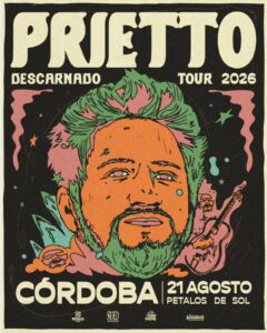 Prietto desembarca en Córdoba para presentar su «Descarnado Tour 2026» en Pétalos de Sol
