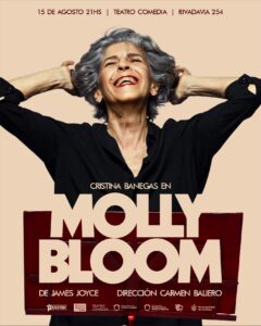 Cristina Banegas presenta «Molly Bloom» en el Teatro Comedia