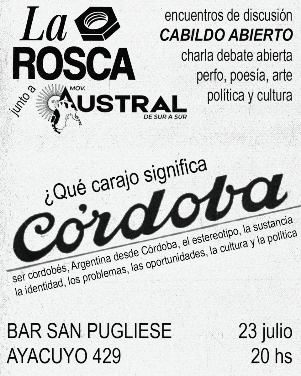 «¿Qué carajo significa Córdoba?» en San Pugliese Bar