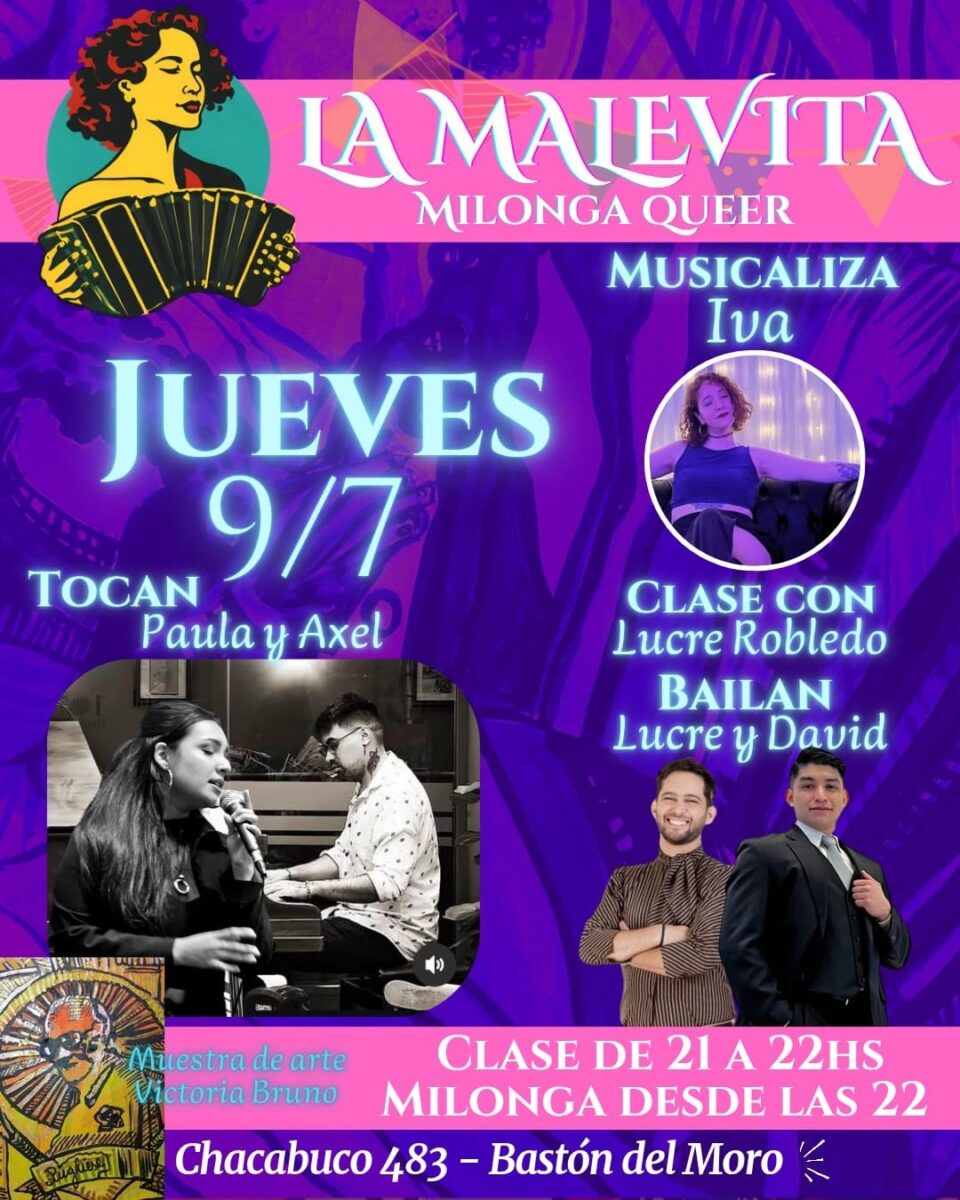 «La Maievita»: Llega una nueva edición de la Milonga Queer al Bastón del Moro