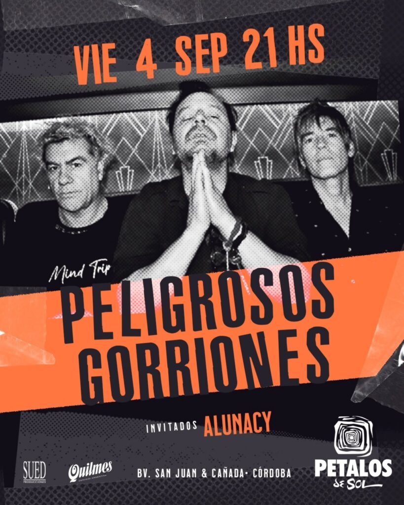 Peligrosos Gorriones regresa a Córdoba para actuar en Pétalos de Sol