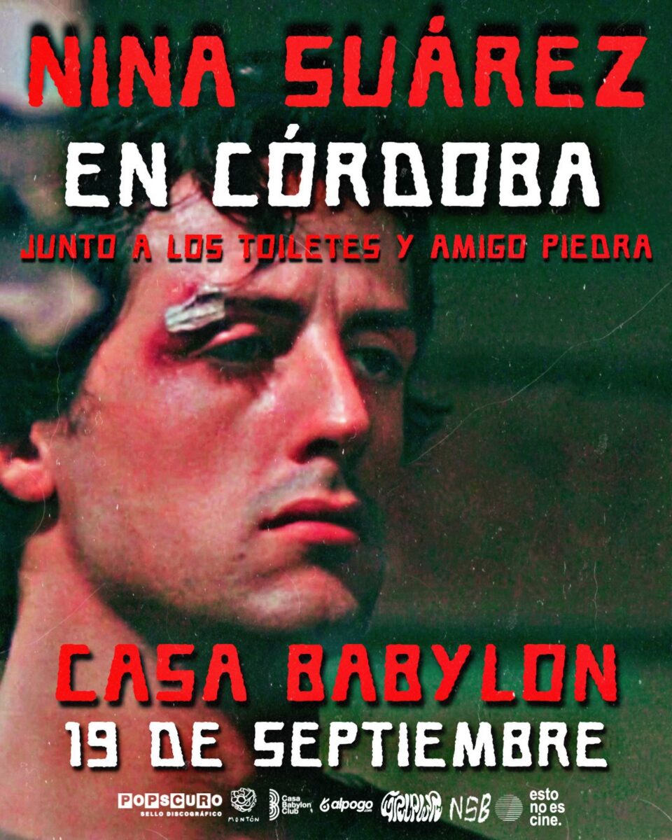 Nina Suárez se presenta en Casa Babylon junto a Los Toiletes y Amigo Piedra