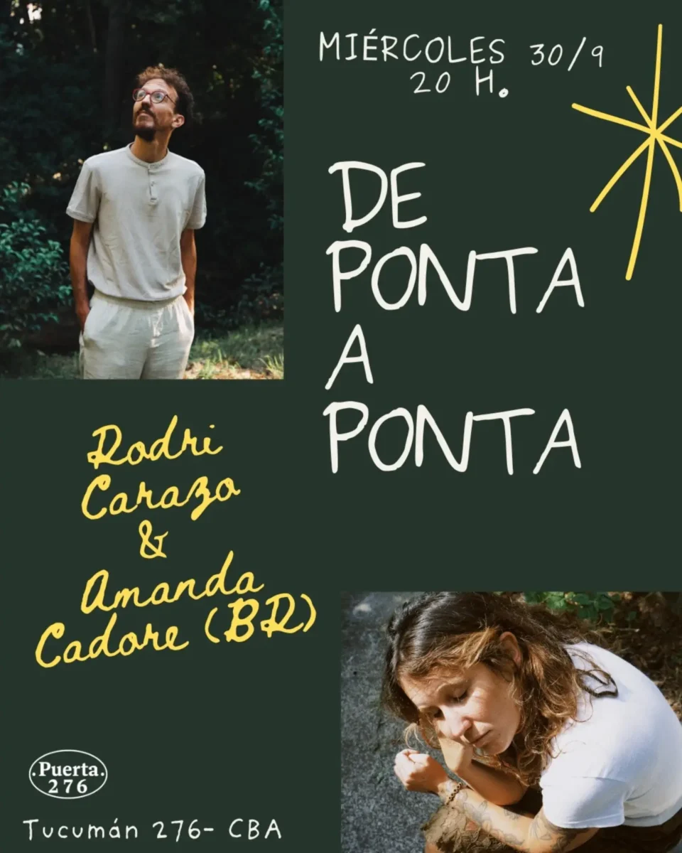 Amanda Cadore y Rodrigo Carazo presentan «De ponta a ponta»