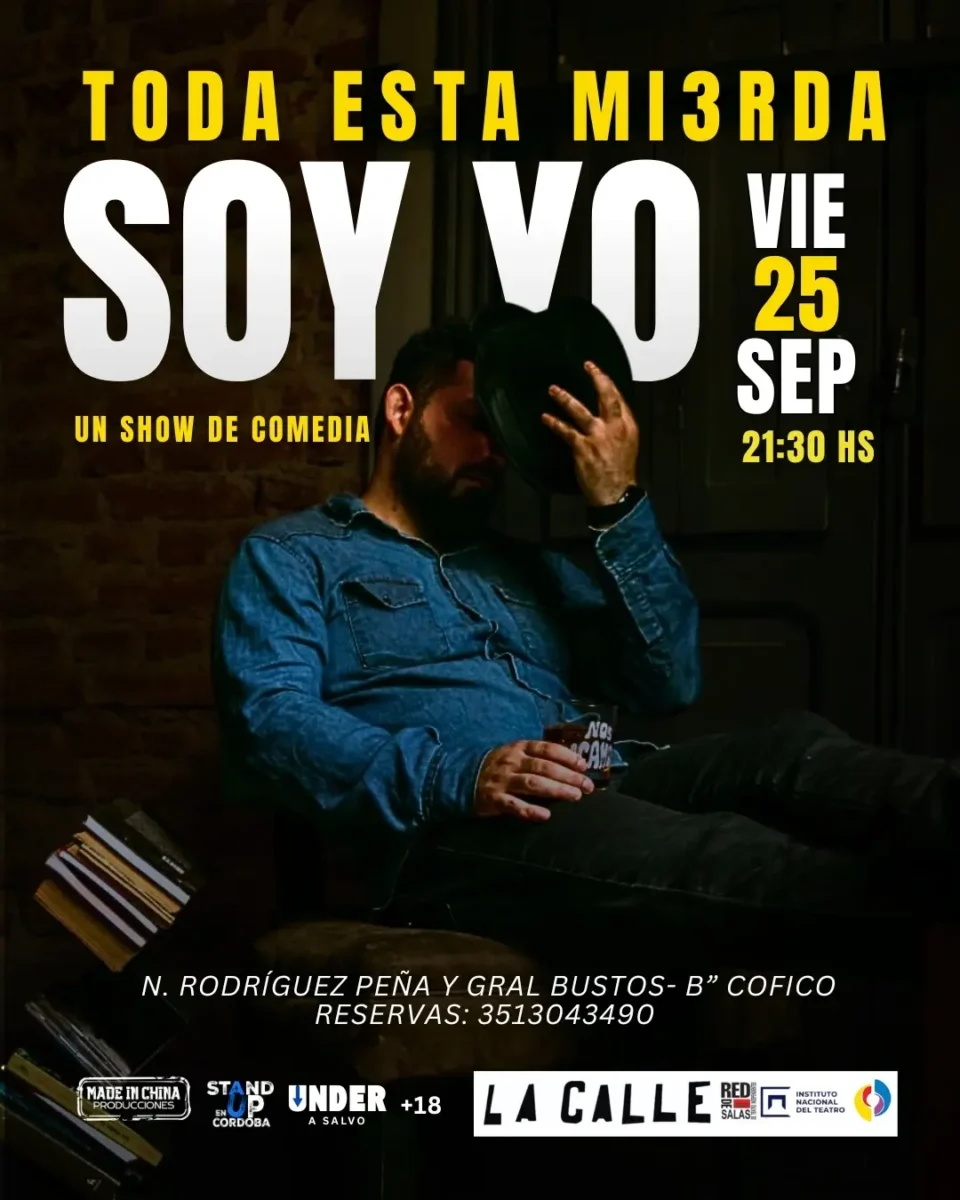 Alejandro Salvo presenta su unipersonal de humor ácido «Toda esta mi3rda soy yo»
