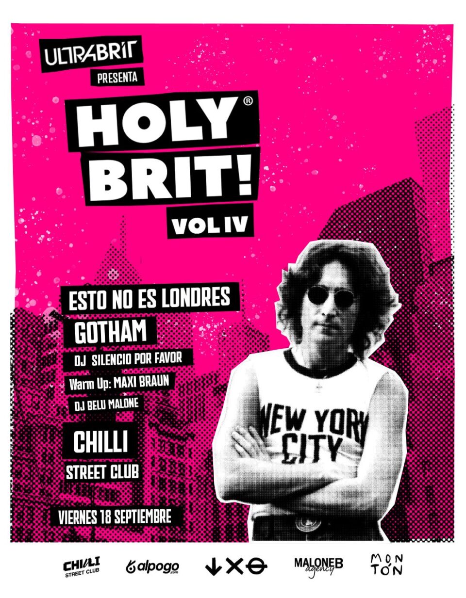 HolyBrit! Vol. IV en Chilli Street Club