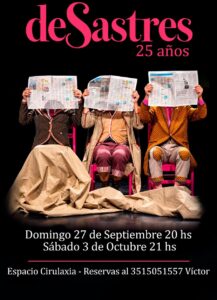 La aclamada obra «deSastres» celebra 25 años con funciones en Cirulaxia Espacio