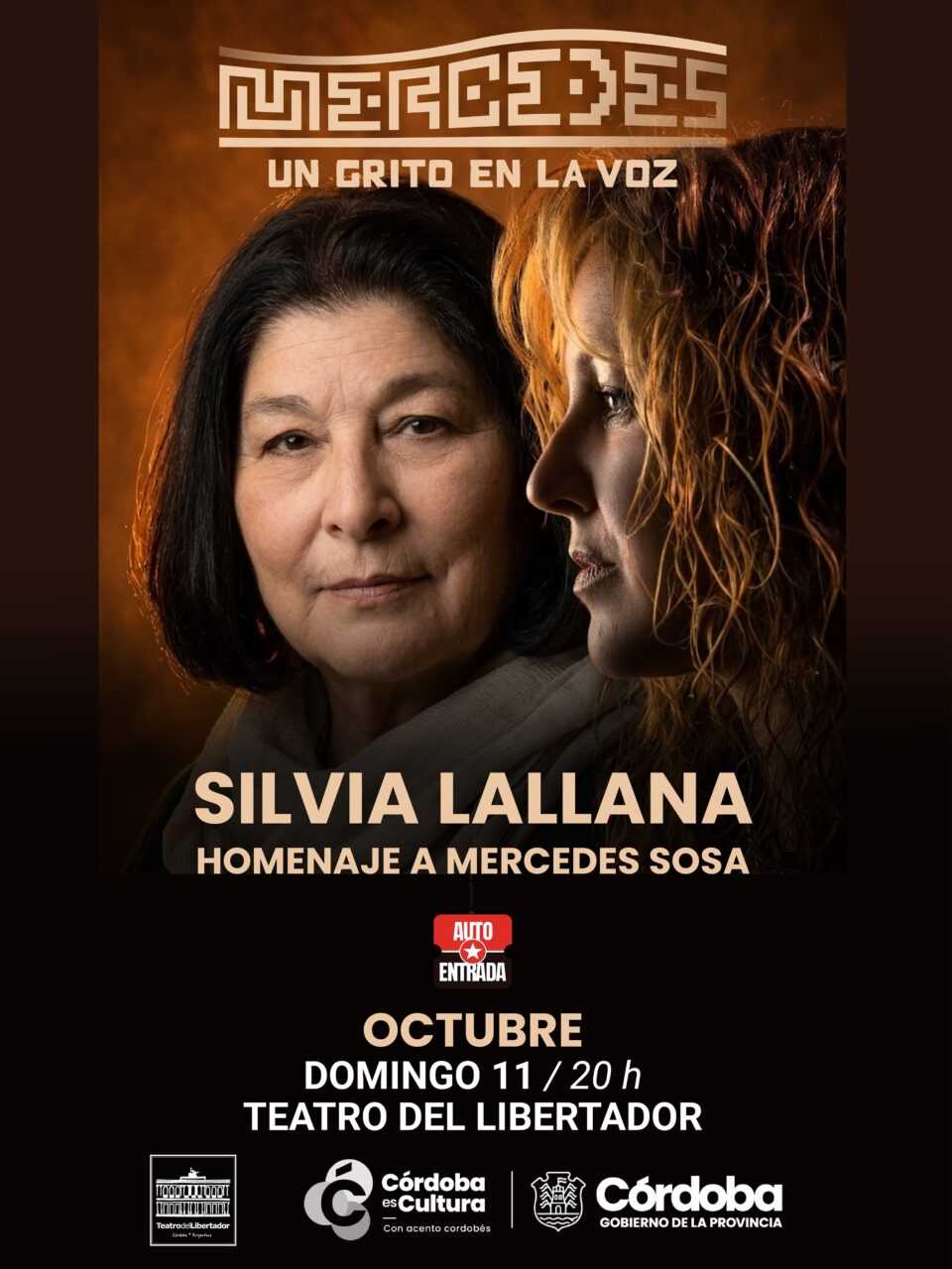 Homenaje a Mercedes Sosa en el Libertador